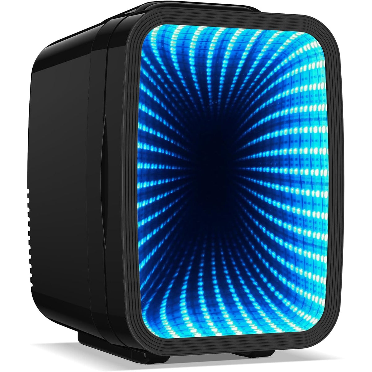Mini Fridge 4L 6 Cans Quiet Portable Small Refrigerator 7 RGB Lights BEICHEN