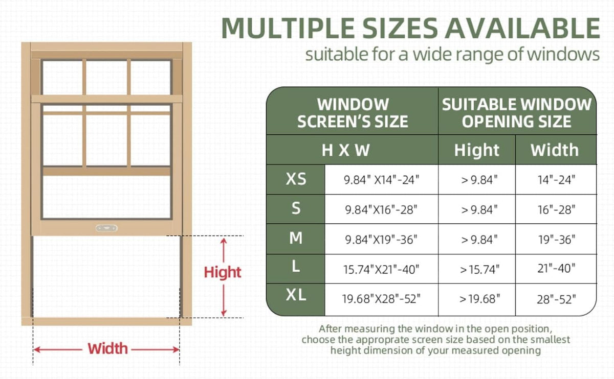 Adjustable Window Screen 40x55-102cm Sliding Aluminum Anti Mosquito Mesh FLYZZZ