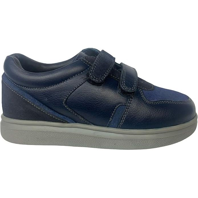 Tritt Ryna Boy Double Strap Leather Kids Boys Shoe Trainer Navy UK 3 / EU 36-Massive Discounts