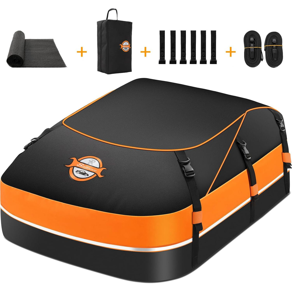 Car Roof Bag 598L Waterproof Foldable Soft Roof Box Cargo Carrier Sailnovo Travel
