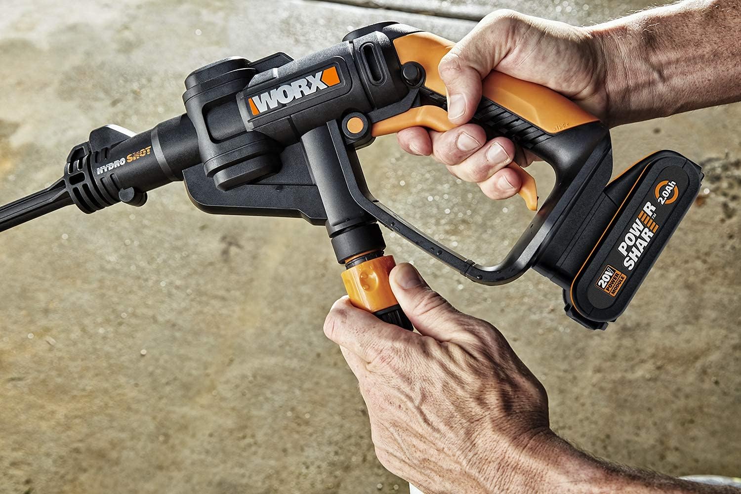 Cordless Pressure Washer 20V 22Bar Portable Cleaner Battery WORX