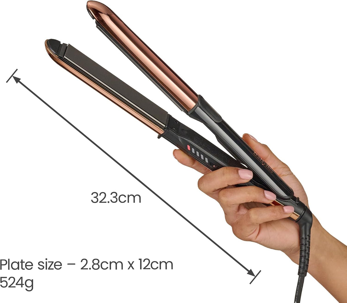 Hair Straightener Curler 2 in 1 Straight Curl Brilliance BaByliss Styling Tool