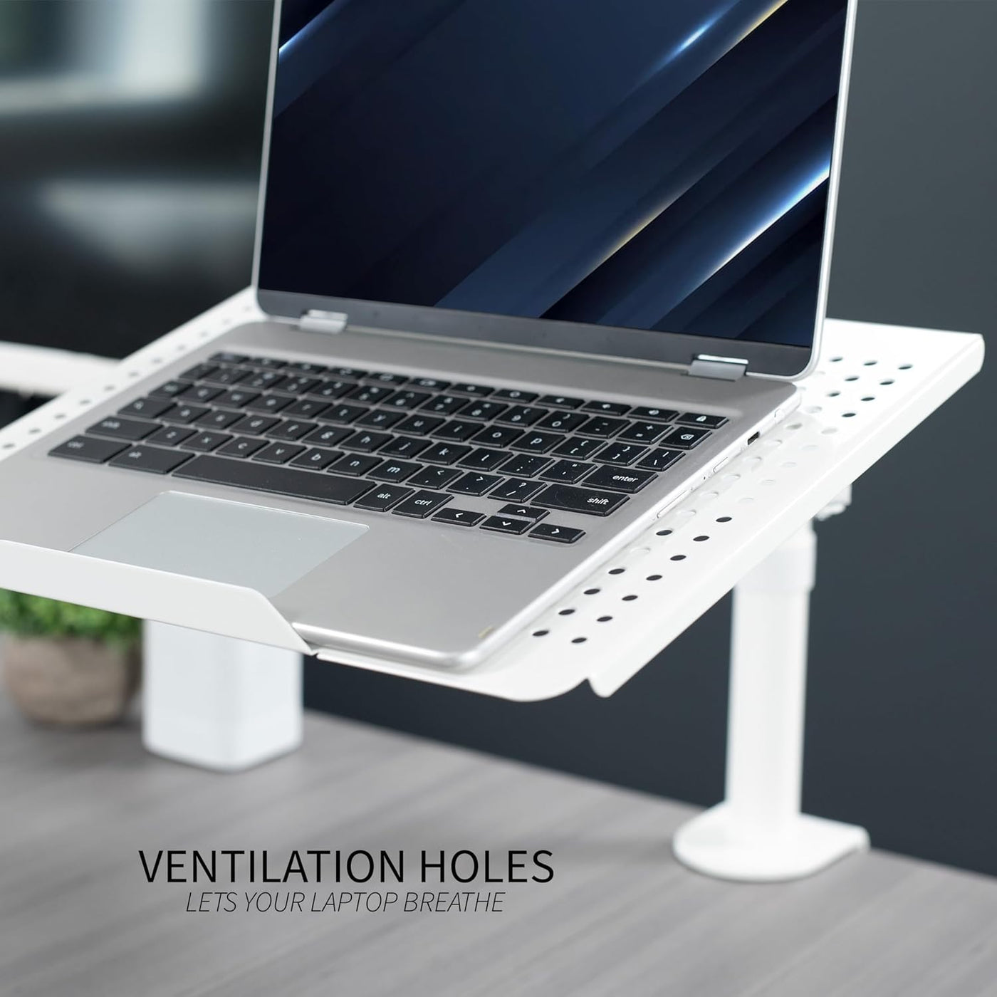Laptop Desk Mount Stand Fully Adjustable C-Clamp Notebook Holder VIVO