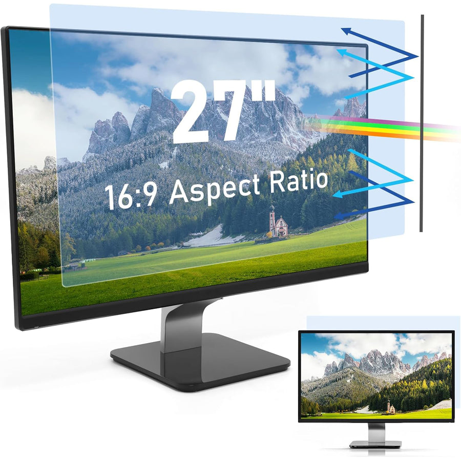 27'' Computer Anti Blue Light Screen Protector for 16:9 Widescreen Monitors - Massive Discounts