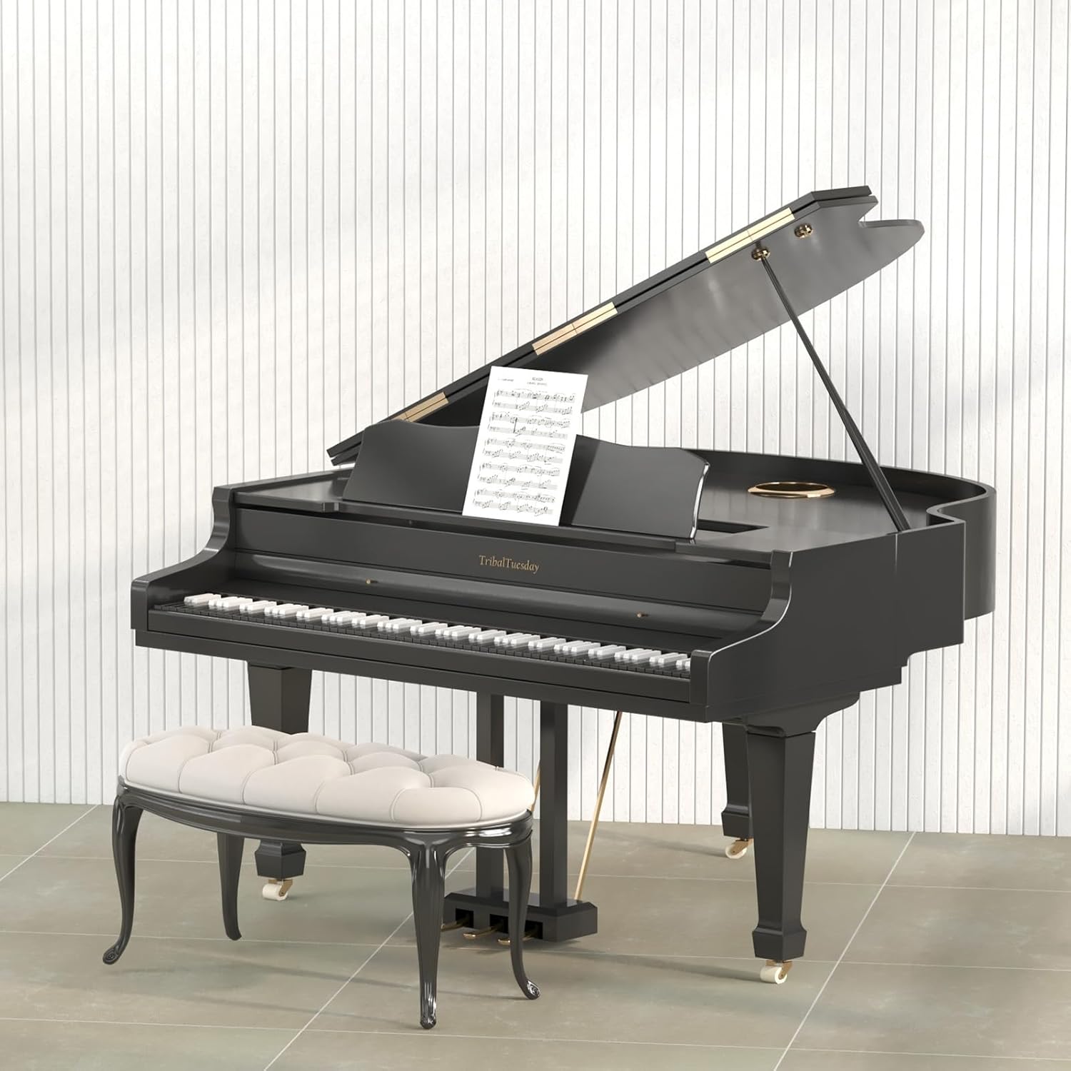 Acoustic Panels 4 Pack Large Soundproof Wall Panels Self Adhesive White TONOR