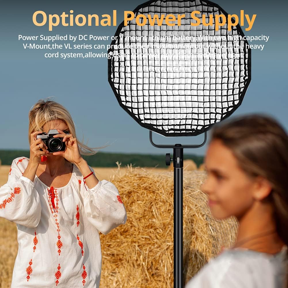 Godox VL200 200W LED COB Video Light 5600K Bowens Mount w/ App & Remote Control