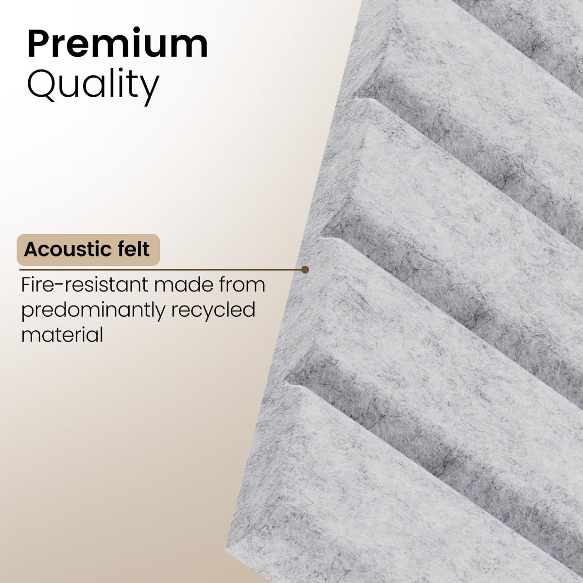 Acoustic Panels 2 Pack 3D Self Adhesive Sound Absorbing Wall Panels Black Studio