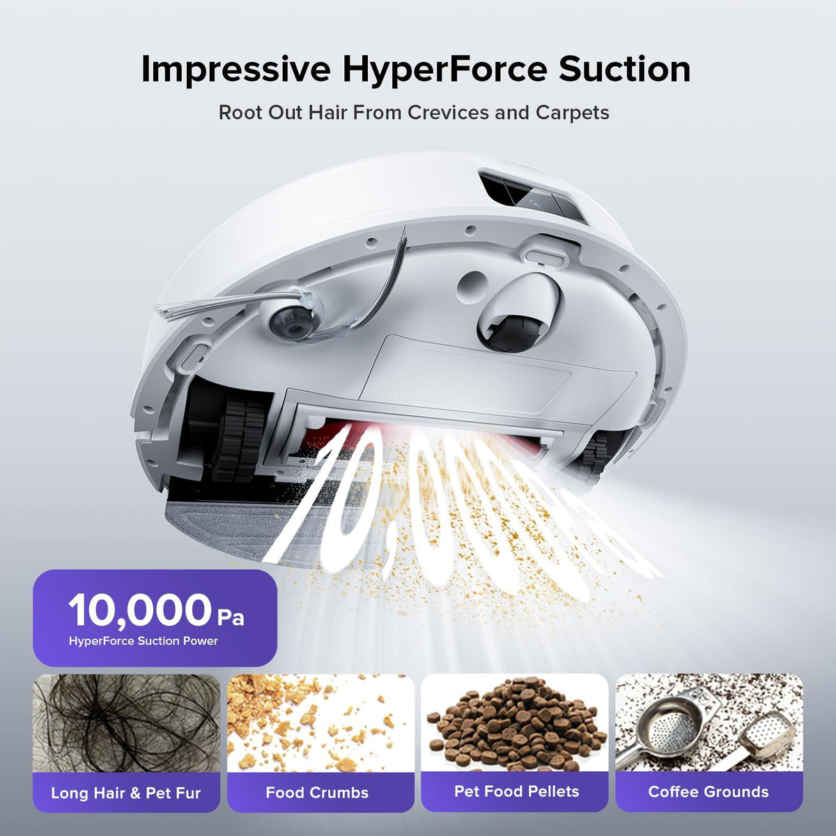 Robot Vacuum Cleaner Mop 10000Pa Powerful Suction Smart Floor roborock Q10 S5