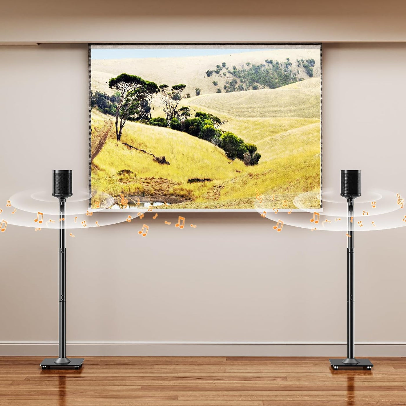 Speaker Stands Pair Adjustable for Sonos ERA100, One, One SL Play:1 ELIVED