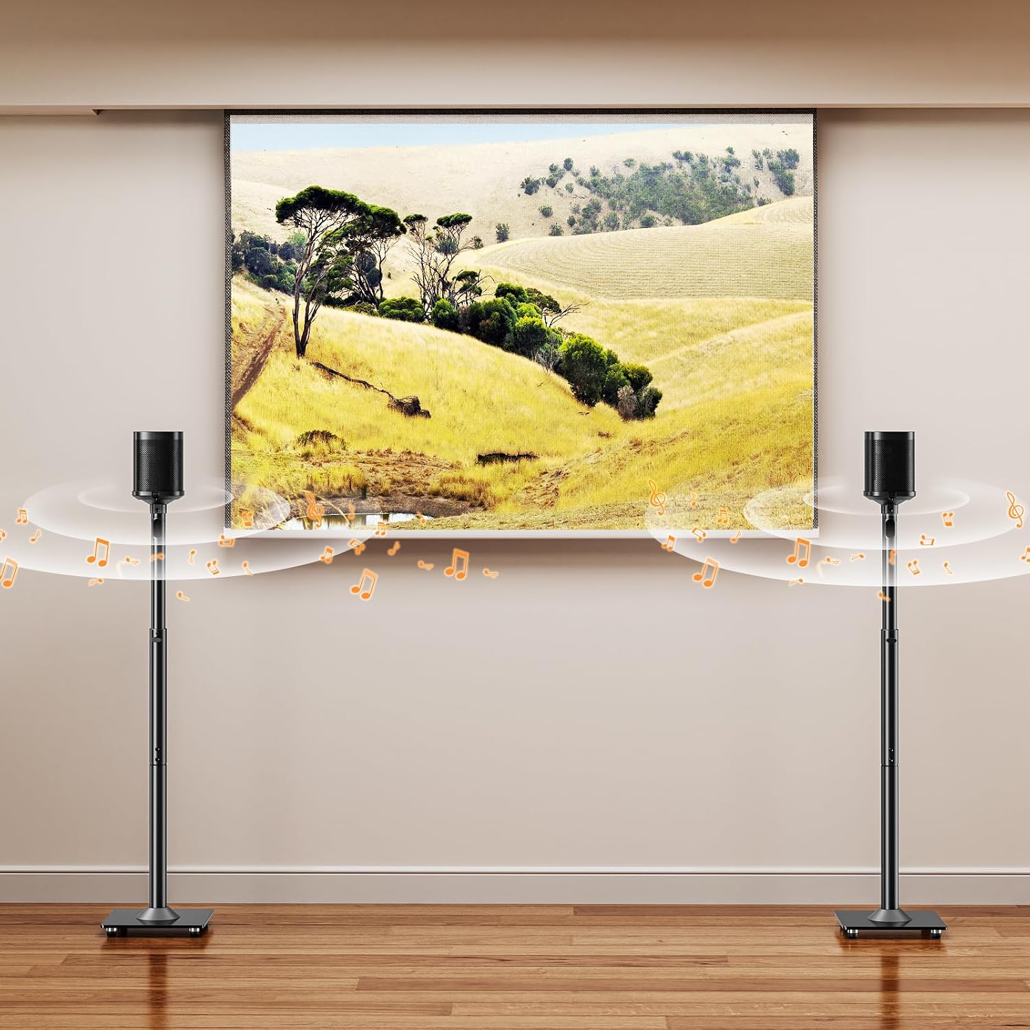Speaker Stands Pair Adjustable for Sonos ERA100, One, One SL Play:1 ELIVED