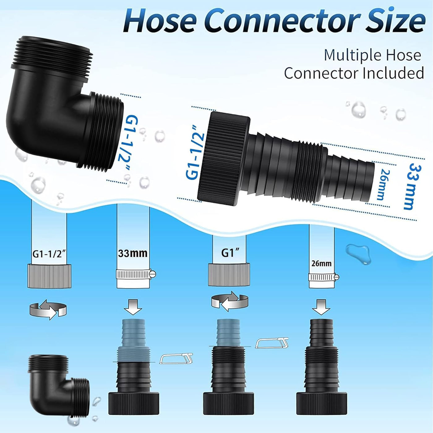 Submersible Water Pump 900W 14000L/H Float Switch Sump Pump FOTING Electric