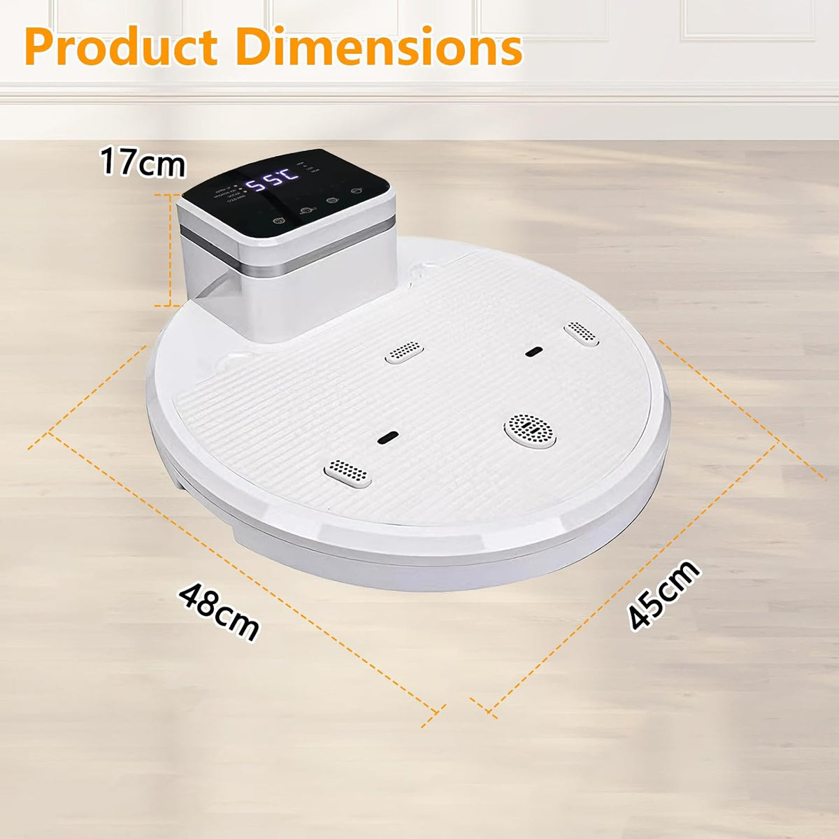 Full Body Air Dryer 2500W Pre Warm LED Touch Panel 3 Speed Cold Warm Body Dryer