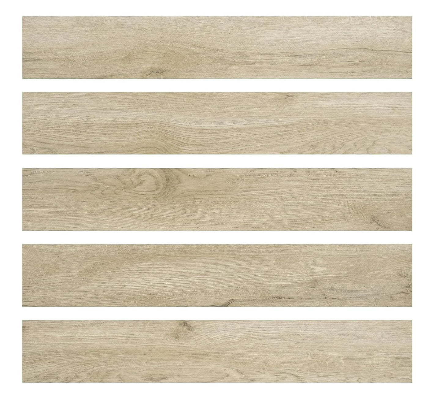 Peel Stick Vinyl Flooring Planks 36 Pack Natural Wood Waterproof 5㎡ Mysflosy