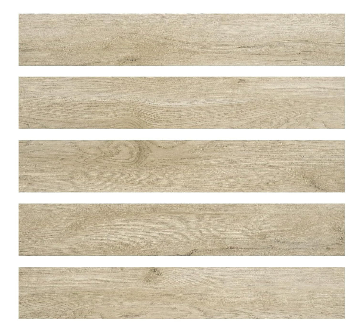 Peel Stick Vinyl Flooring Planks 36 Pack Natural Wood Waterproof 5㎡ Mysflosy