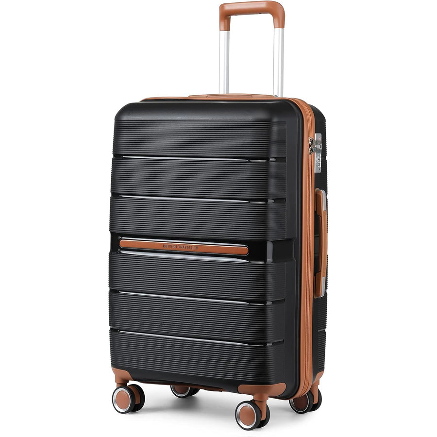 British Traveller 28'' Lightweight Hard Shell Suitcase TSA Lock 4 Spinner Wheels - Massive Discounts