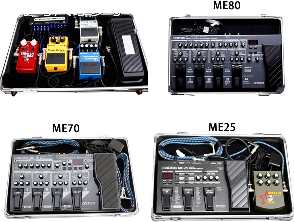 Guitar Multi Effect Pedal Case 17.9x11.6x4.2in Protective GHOSTFIRE T-EC8