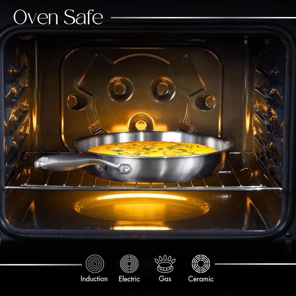 Stainless Steel Frying Pan Set 20cm 28cm Tri Ply Induction 2 Piece nuovva Pans