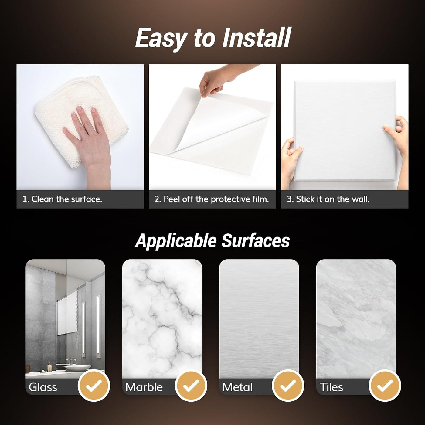 Acoustic Panels 18 Pack Self Adhesive 30x30cm Soundproofing White TONOR Studio