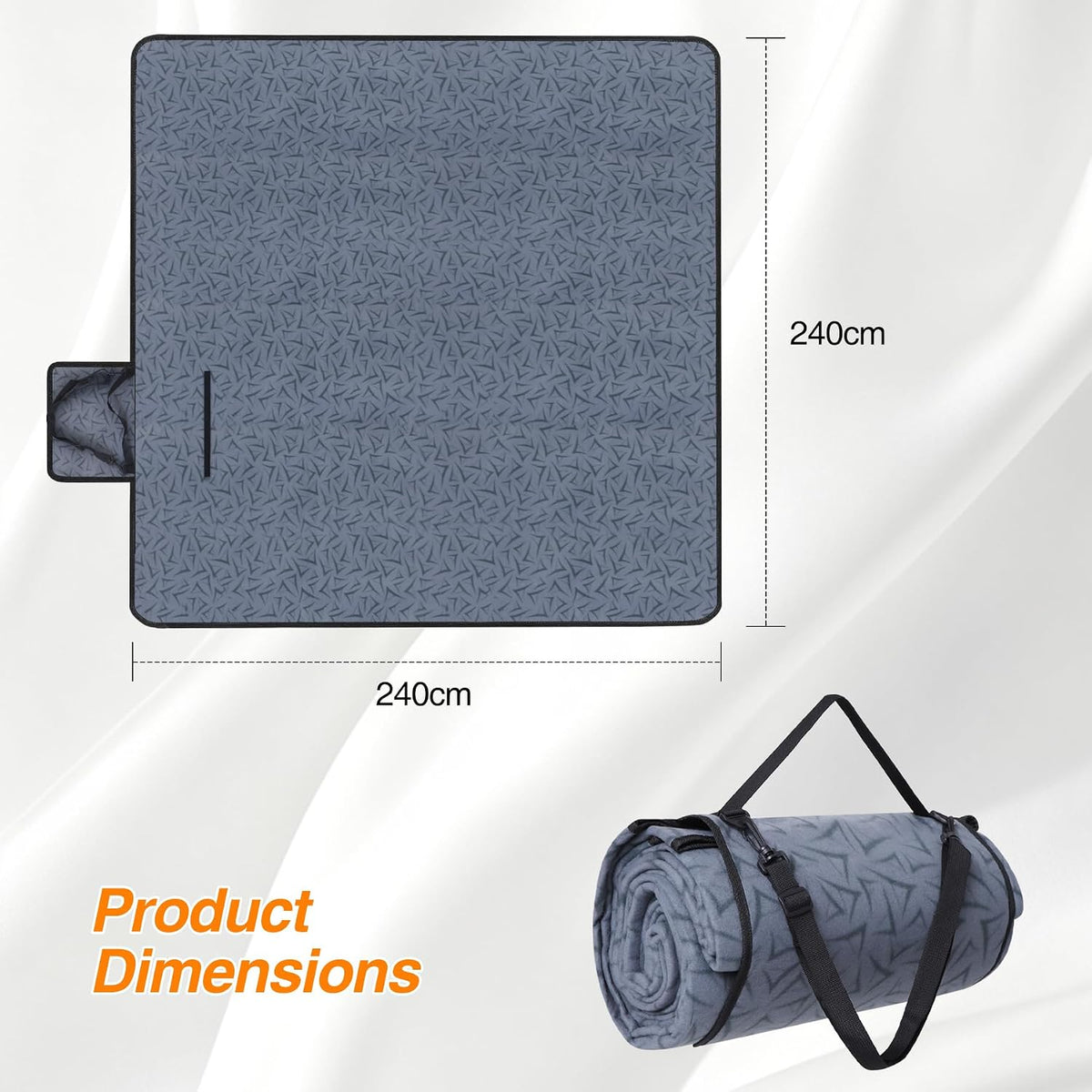 Luxury Tent Carpet Waterproof Non Slip 3mm Foam Camping Groundsheet REDCAMP Mat