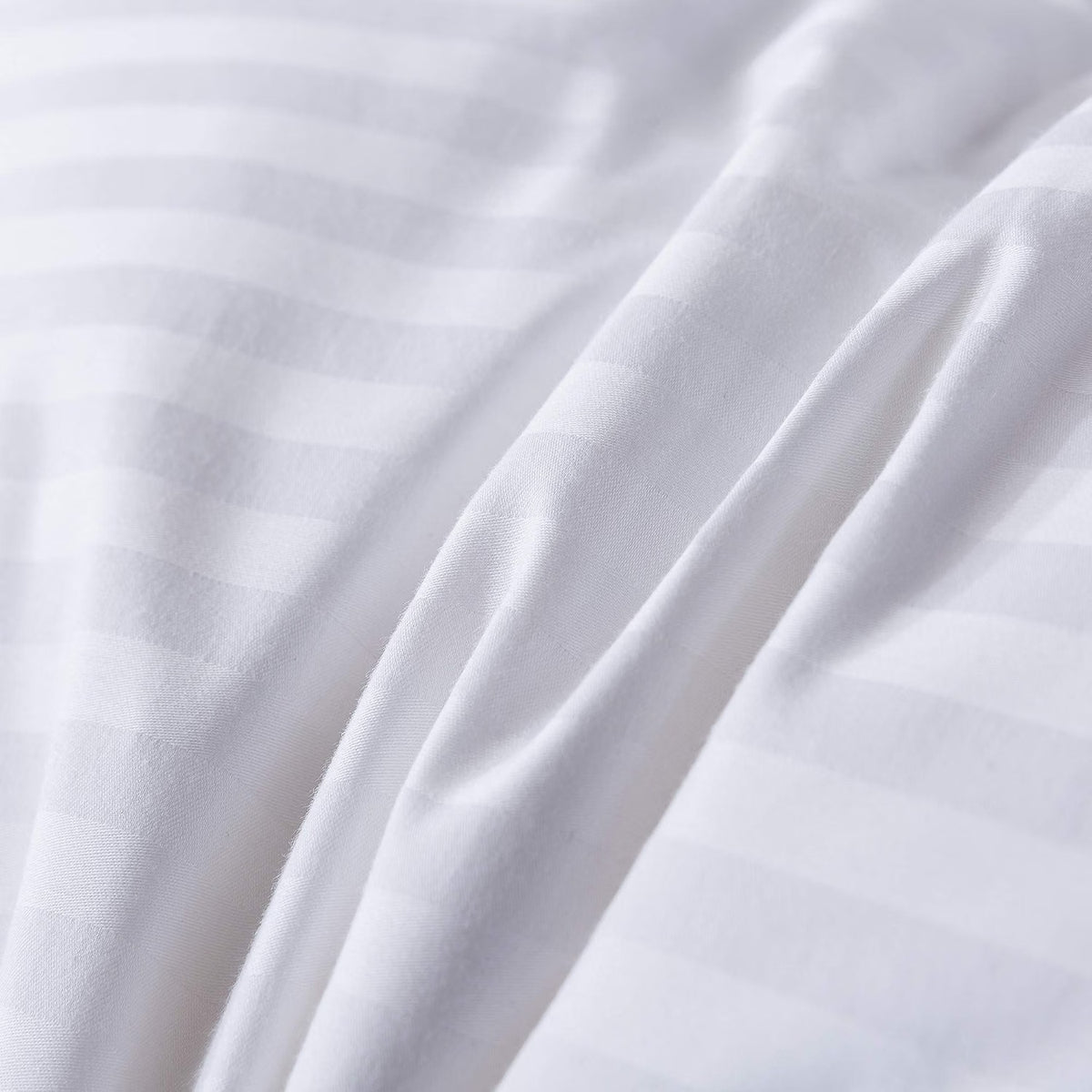 Goose Feather Down Pillows Pair Luxury 100% Cotton Cover Soft Bed Sleeping Pillow