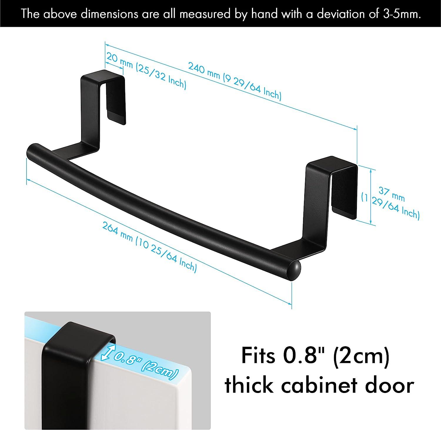 KES Over Door Towel Rail, Kitchen Towel Holder Cupboard Drawer Cabinet - Massive Discounts