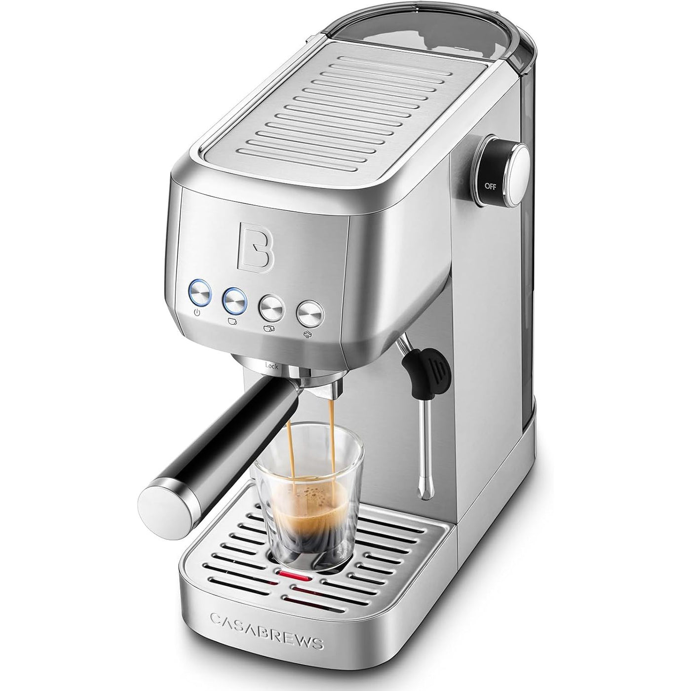 Espresso Coffee Machine 20 Bar Milk Frother Cappuccino Maker CASABREWS