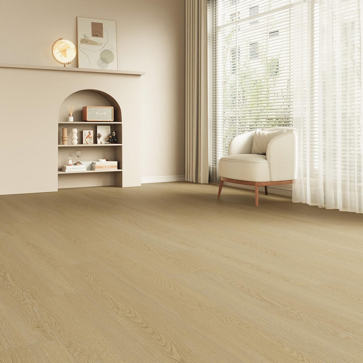 Self Adhesive Vinyl Floor Planks Classic Oak 37 Pack 5.02m2 Peel Stick Flooring