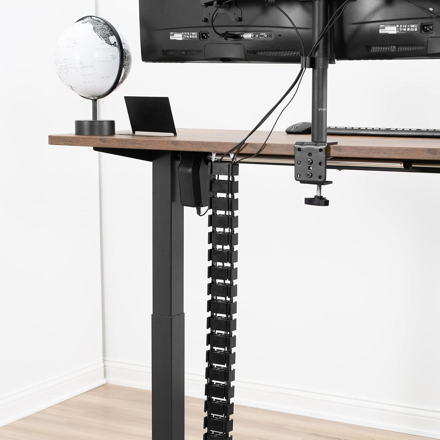 Cable Management Kit Adjustable Desk Vertebrae Wire Organizer VIVO