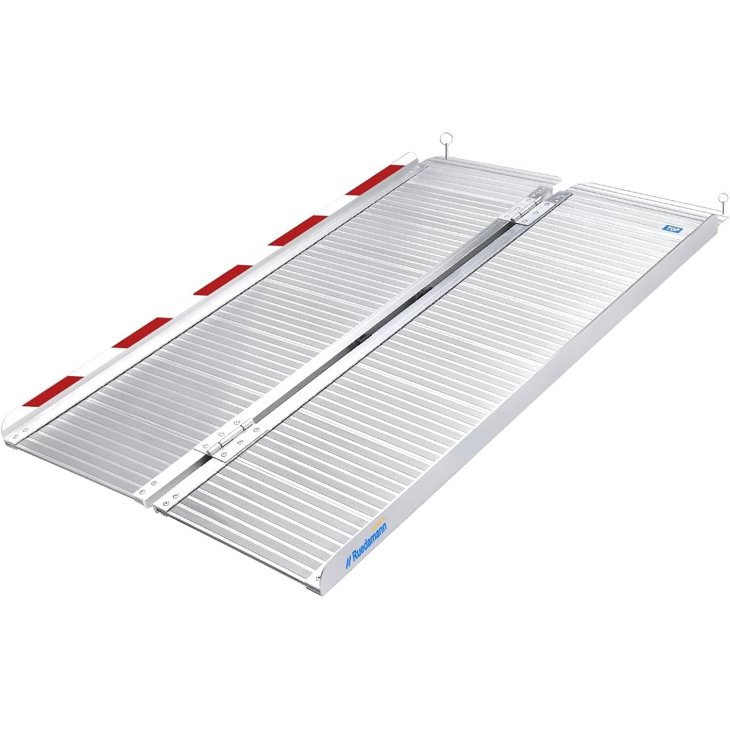 Wheelchair Ramp Folding 121x77cm Aluminium 300kg Capacity Portable LIEKUMM