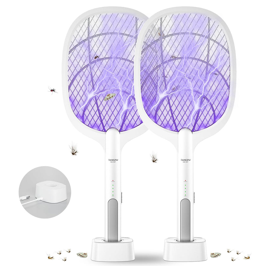 Electric Fly Zapper 4000V Rechargeable UV Light Insect Killer Trap DANGZW Indoor