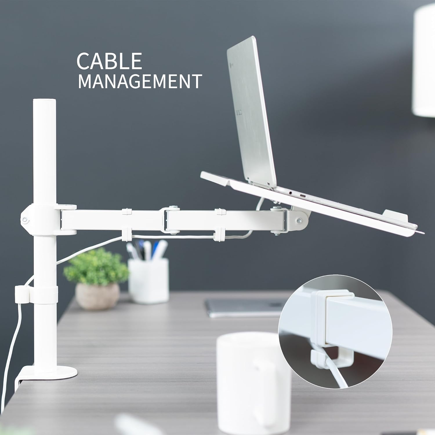 Laptop Desk Mount Stand Fully Adjustable C-Clamp Notebook Holder VIVO