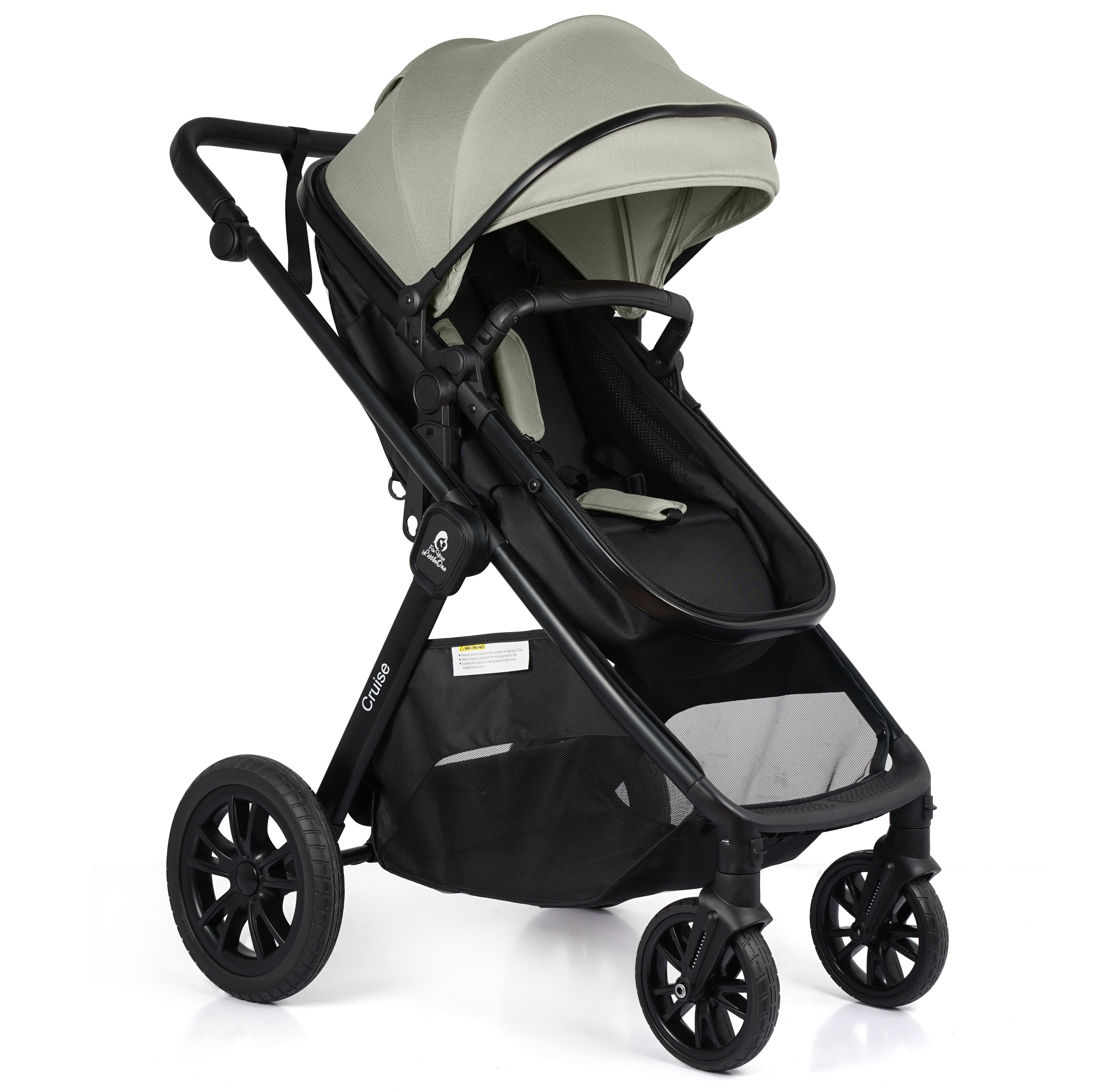 3 in 1 Travel System with Car Seat Pebble Sage Foryourlittleone