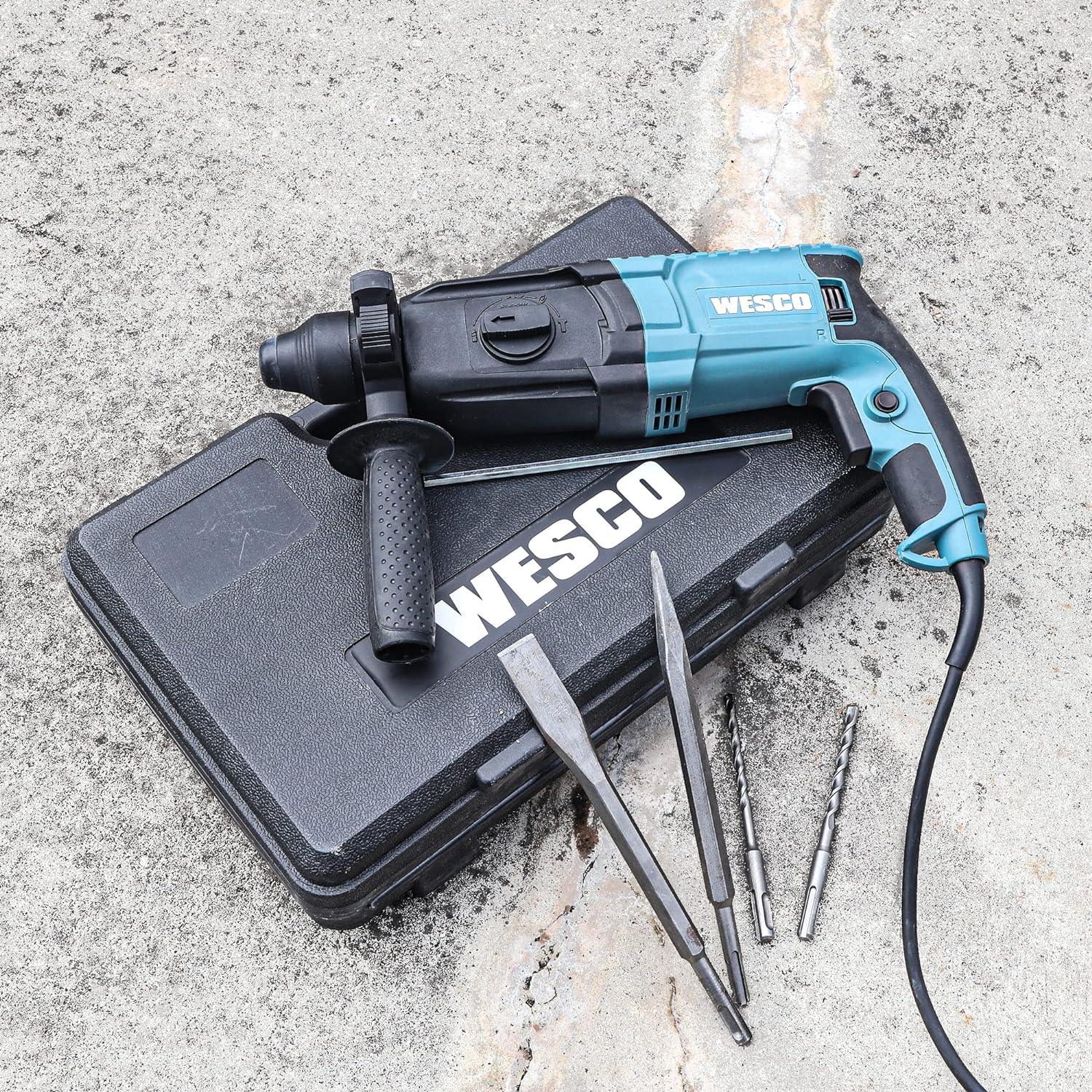 800W Hammer Drill Rotating Handle Electric SDS Plus Variable Speed - Massive Discounts