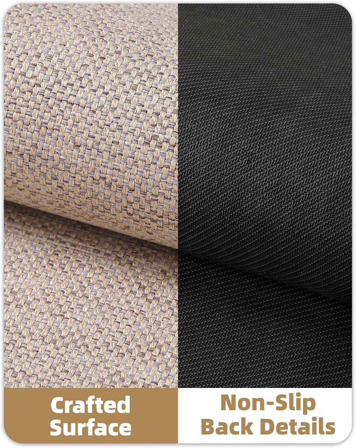 Indoor Door Mat 65x120cm Ultra Thin Entrance Floor Mat Khaki COLOR&GEOMETRY