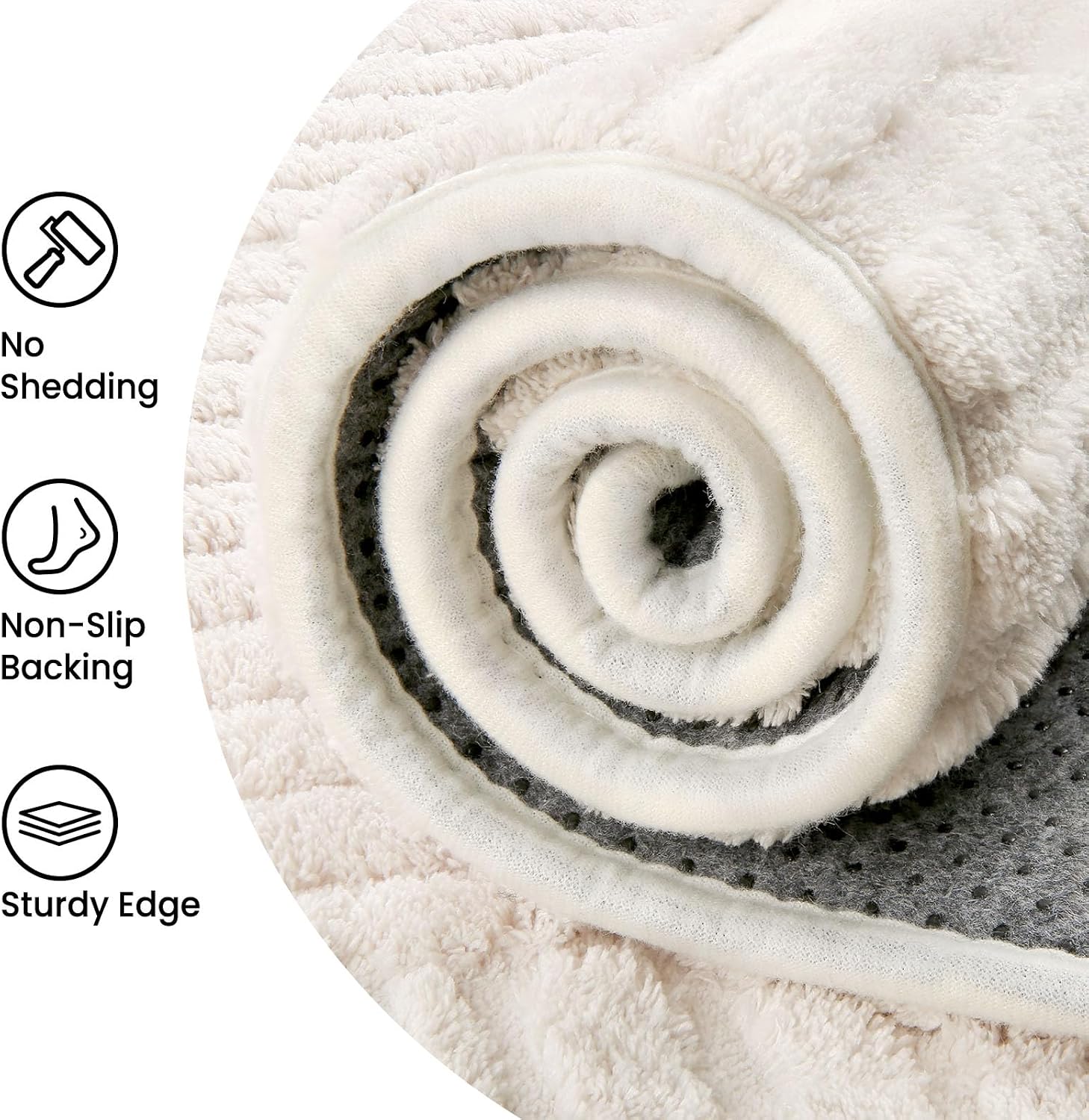 Large Rug 200x300cm Cream Soft Living Room Bedroom Carpet Extra Large Sour Lemon
