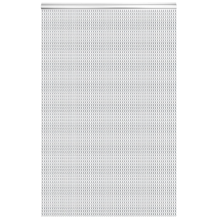 Aluminium Chain Fly Screen 90x200cm Door Curtain Silver Grey Insect Pest Control