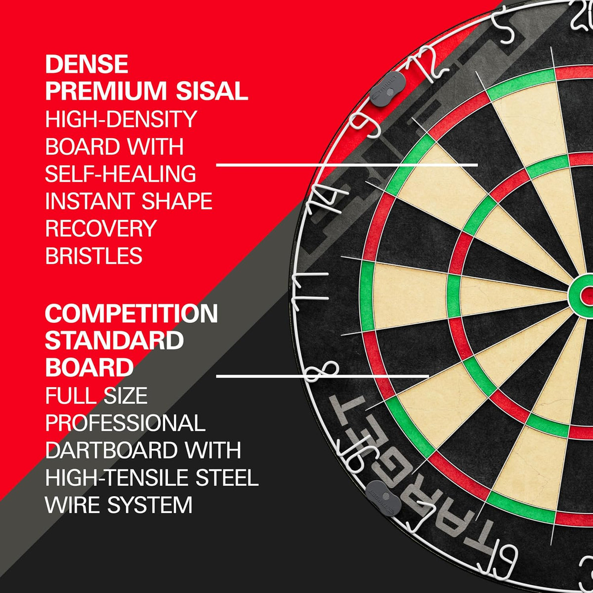 Dartboard Set 2 Sets of 17g Darts Complete Starter Kit Target Darts Rift Game