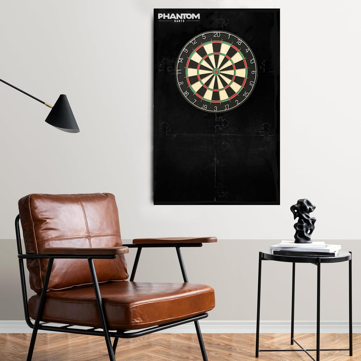 Dartboard Surround XL 105x70cm EVA Foam 6 Piece Wall Protector Felt Darts Backboard