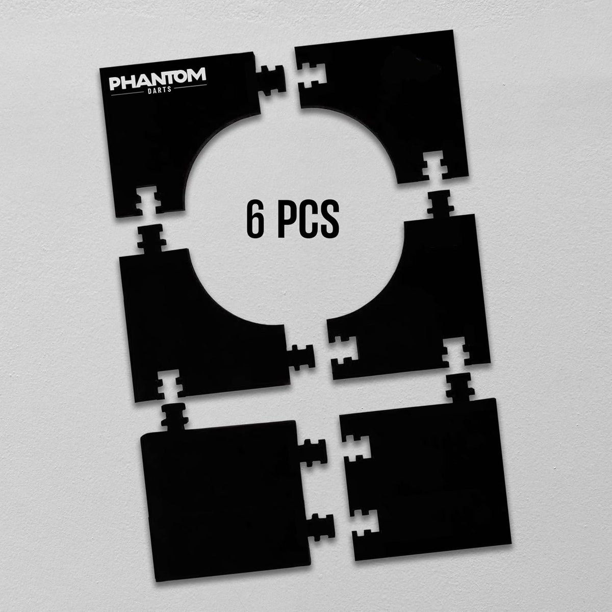Dartboard Surround XL 105x70cm EVA Foam 6 Piece Wall Protector Felt Darts Backboard