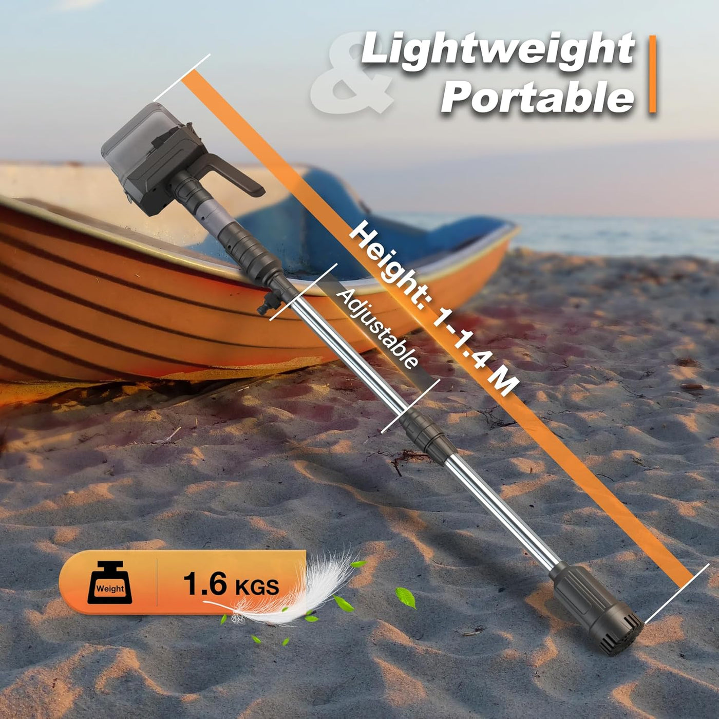 Cordless Water Transfer Pump Brushless Portable Submersible VEATON