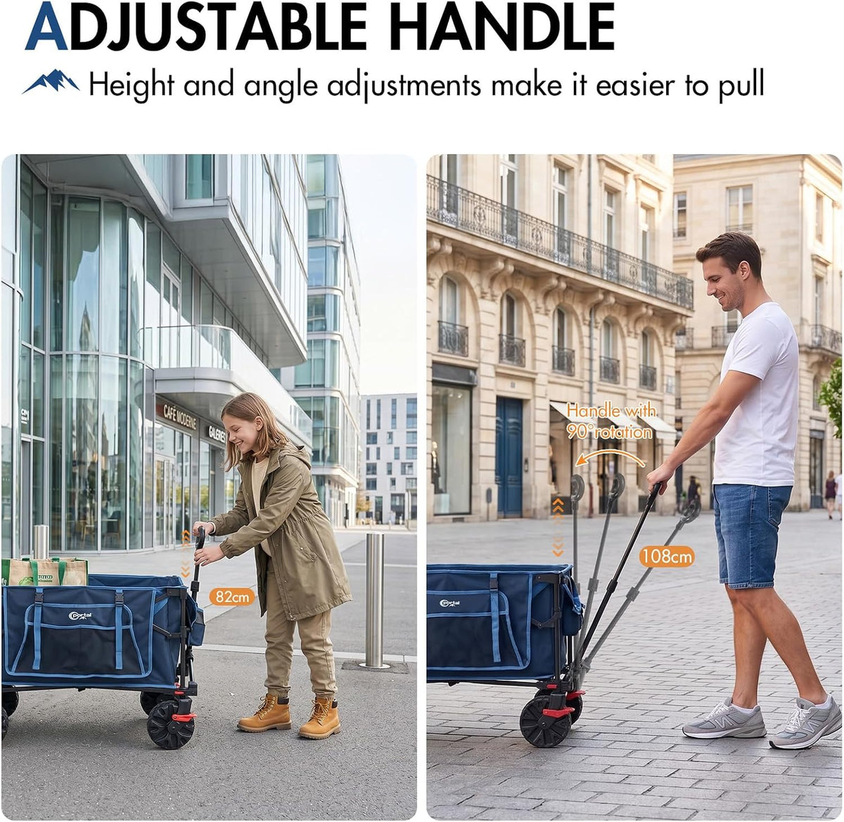 Beach Trolley 400L Heavy Duty All Terrain Wheels Foldable Wagon Portal Sand Cart