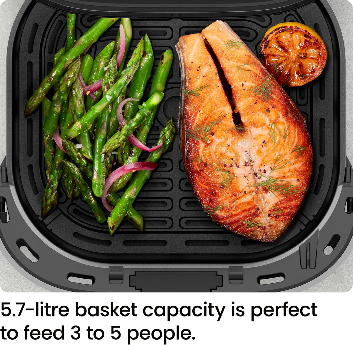 Air Fryer 5.7L Compact 4 Presets Hi-Fry Technology Digital Cooking Chefman