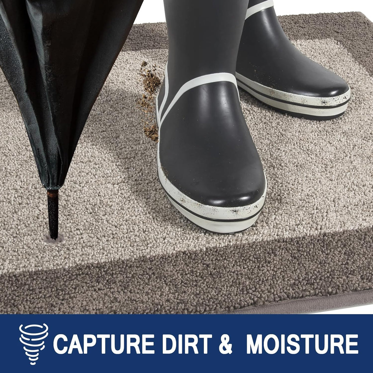 Indoor Door Mat 86x150cm Dirt Trapper Non Slip Washable Dog Rug FCSDETAIL