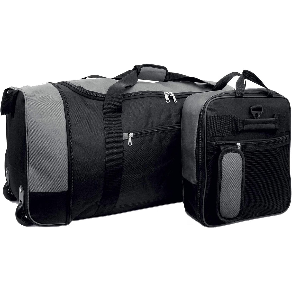 Large Foldable Suitcase Wheeled Holdall Travel Bag with Wheels Lightweight iN Bag