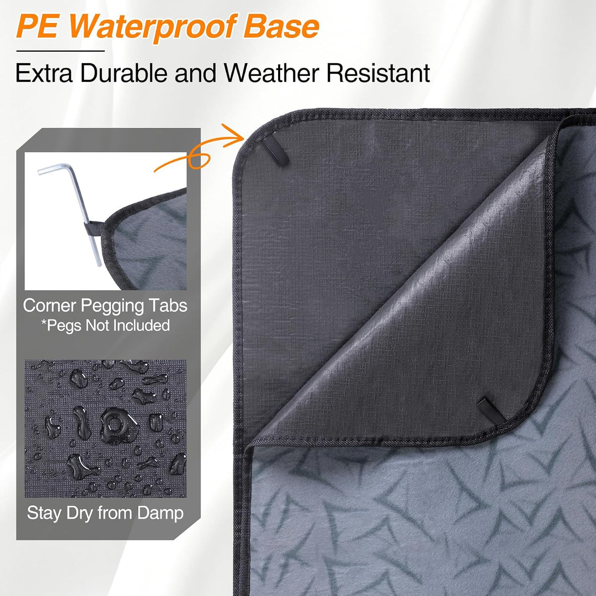 Luxury Tent Carpet Waterproof Non Slip 3mm Foam Camping Groundsheet REDCAMP Mat