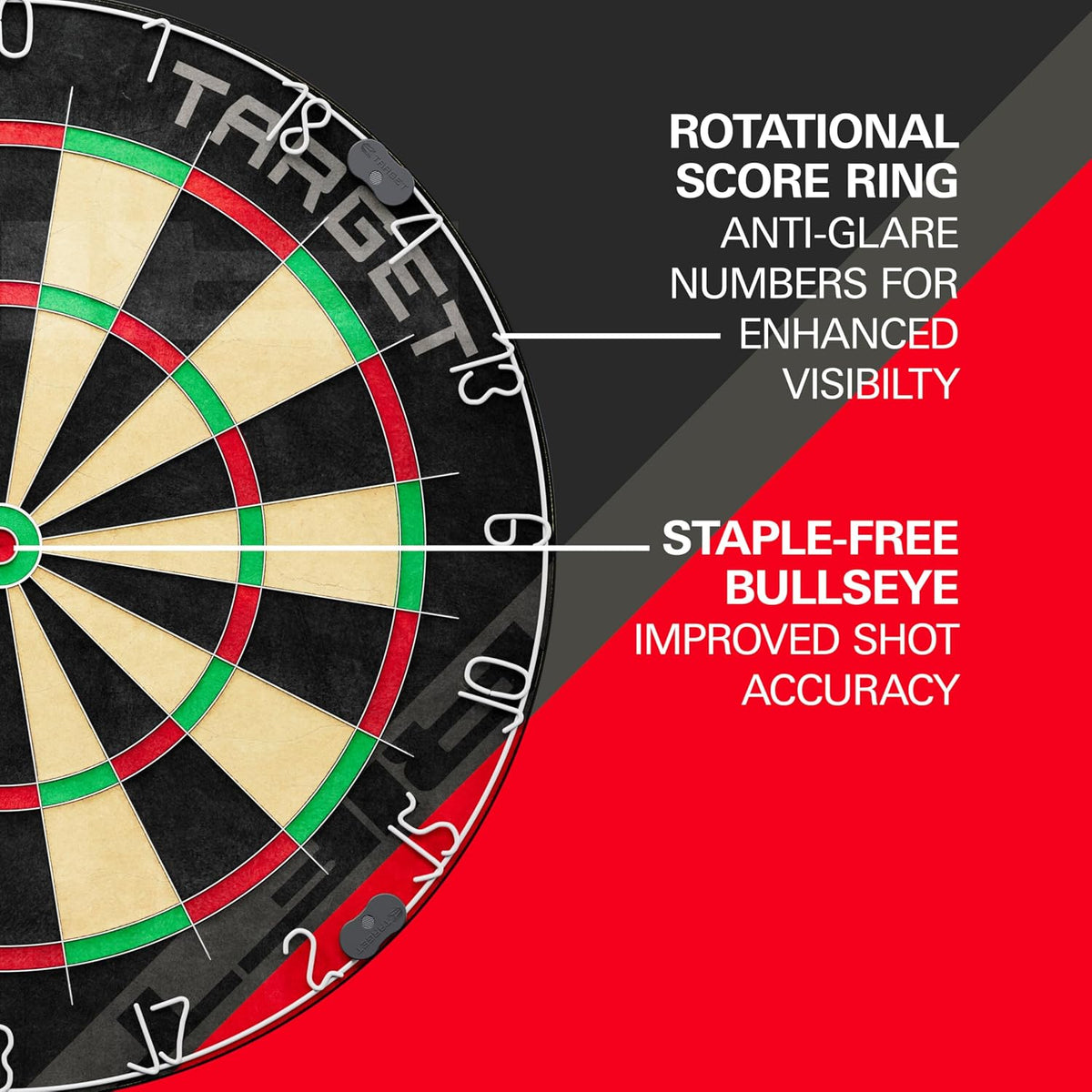 Dartboard Set 2 Sets of 17g Darts Complete Starter Kit Target Darts Rift Game