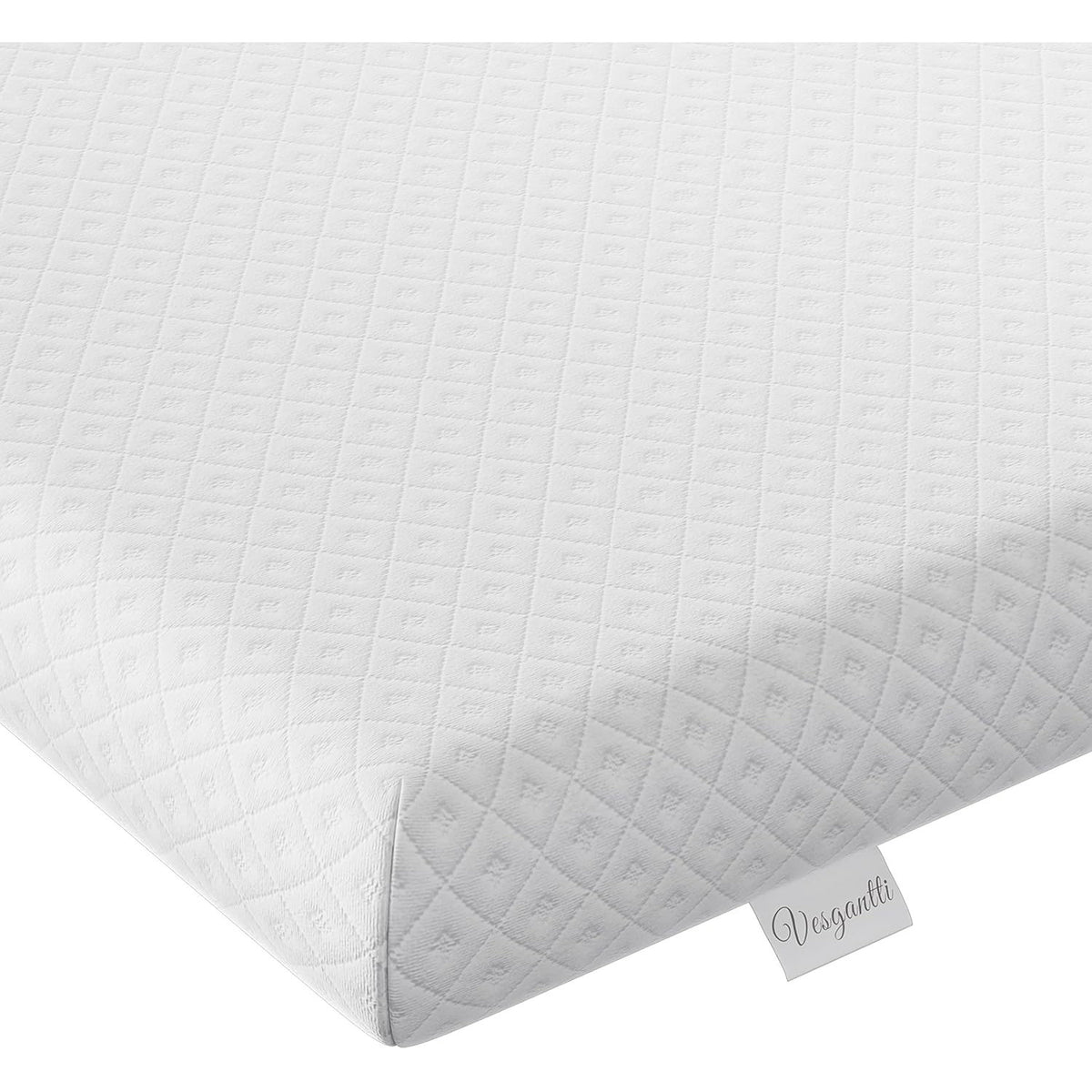Memory Foam Mattress Topper King 150x200cm 4 Inch Cooling Gel Vesgantti