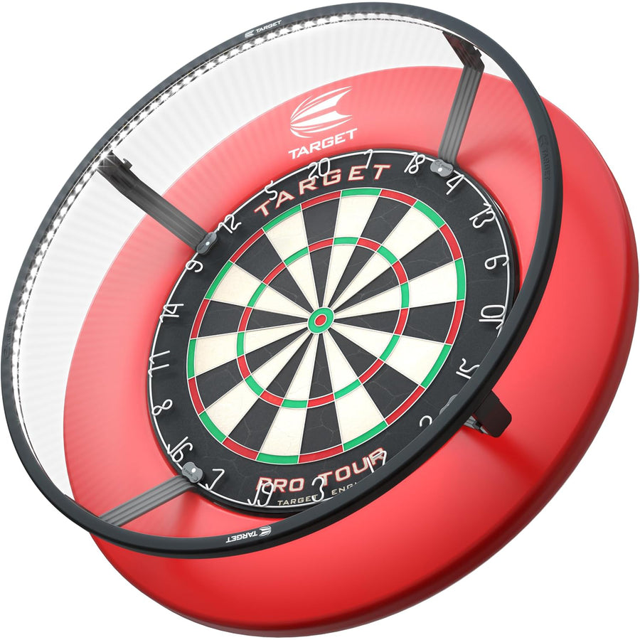 Target Darts Corona Vision Dartboard Lighting System w/ White LED Ring, Black - Massive Discounts