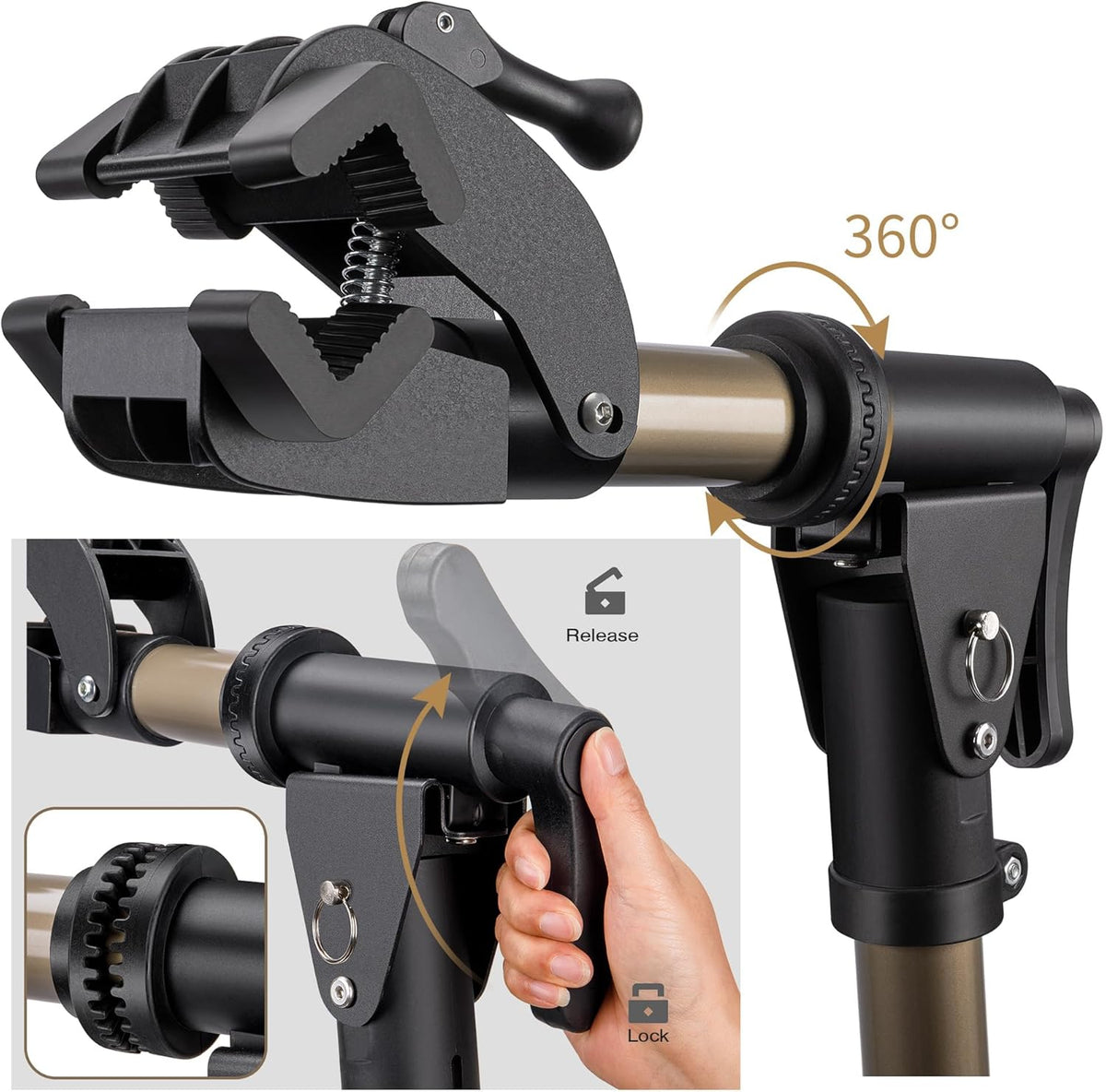 Bike Repair Stand Foldable Adjustable 360 Rotating 36kg MTB Road E-Bike CXWXC