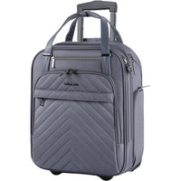 Rolling Laptop Backpack 16 Inch Underseat Wheeled Travel Bag Grey VANKEAN
